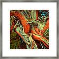 Deranged Redwood Framed Print