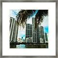 Downtown Miami Framed Print