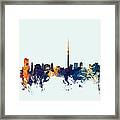 Dublin Ireland Skyline #2 Framed Print