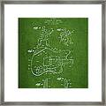 Fender Guitar Patent Drawing From 1960 #3 Framed Print