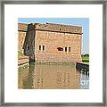 Fort Pulaski Moat System #2 Framed Print