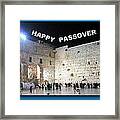 Happy Passover #2 Framed Print