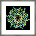 Hiv-1 Capsid In Intact Virus Particle #2 Framed Print