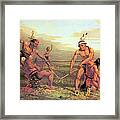 Indian Ball Game #2 Framed Print