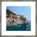 Manarola In The Cinque Terre - Italy #2 Framed Print