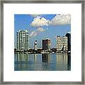 Miami Skyline #2 Framed Print
