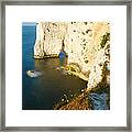 Morning Light At Old Harry Rocks #2 Framed Print