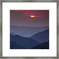 Mountain Sunset #2 Framed Print