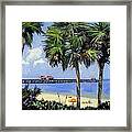 Naples Pier Naples Florida Framed Print