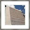 The Newseum Framed Print