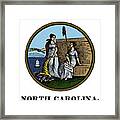 North Carolina State Seal #2 Framed Print