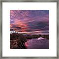 Owens River Sunset #2 Framed Print