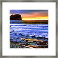 Painted Sunset #2 Framed Print