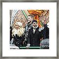 Pentatonix On Homewood Suites Float At Macy's Thanksgiving Day Parade #2 Framed Print