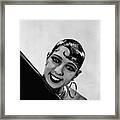Portrait Of Josephine Baker Framed Print