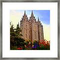 Salt Lake City Lds Temple #2 Framed Print