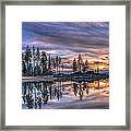 Waning Winter Framed Print