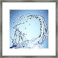 Splash Of Water #2 Framed Print
