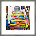 Stairway To Heaven Valparaiso  Chile Framed Print