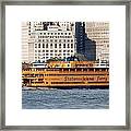 Staten Island Ferry #2 Framed Print