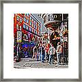 Streetlife In London Framed Print