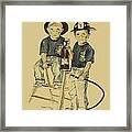 The Firefighters Sons Framed Print