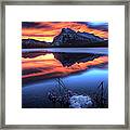 Vermillion Lakes Mount Rundle #2 Framed Print