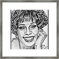 Whitney Houston In 1992 #1 Framed Print