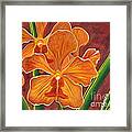 Yellow Orchids #2 Framed Print