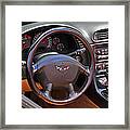 2002 Corvette Roadster Cockpit Framed Print