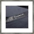 2011 Dodge Challenger Rt Black Framed Print