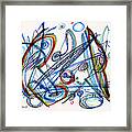 2013 Abstract Drawing #12 Framed Print