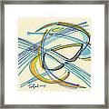 2014 Abstract Drawing #4 Framed Print