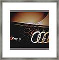 2014 Audi Rs7 Logo Framed Print