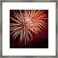 2014 Three Rivers Festival Fireworks Fairmont Wv 5 Framed Print