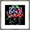 Colorful Dice #21 Framed Print