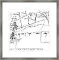 Ice Fly-fishing With Doug Framed Print