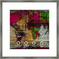 World Map Watercolor #22 Framed Print
