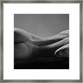 2533 Avonelle Bw Nude Back Framed Print
