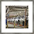 Car Assembly Production Line #26 Framed Print