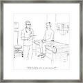 Will I Still Be Able To Not Exercise? Framed Print