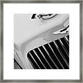 1939 Aston Martin 15-98 Abbey Coachworks Swb Sports Grille Emblem #3 Framed Print