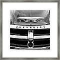 1955 Chevrolet 3100 Pickup Truck Grille Emblem #3 Framed Print