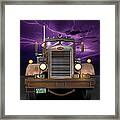 1955 Peterbilt Framed Print