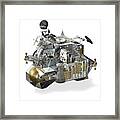 Apollo Lunar Module Ascent Stage #3 Framed Print