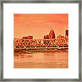 Bridge Across A River, John F. Kennedy #3 Framed Print