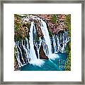 Burney Falls Is One Of The Most Beautiful Waterfalls In California #3 Framed Print