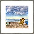 3 Chairs Framed Print