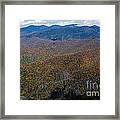 Craggy Gardens Visitor Center And Craggy Pinnacle Along The Blue Ridge Parkway #3 Framed Print