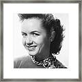 Debbie Reynolds #3 Framed Print